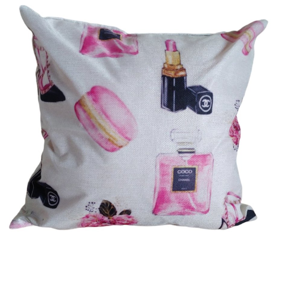 New!! Floral makeup Linen pillow case cover